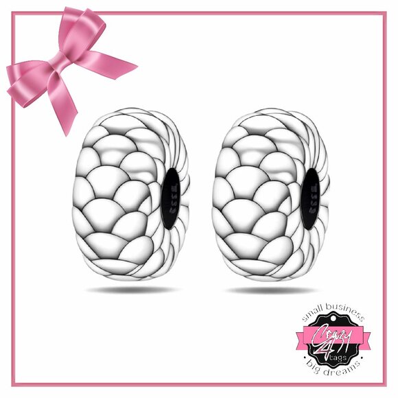 PAIR • Scales Clip Charms - S925 - Picture 1 of 10